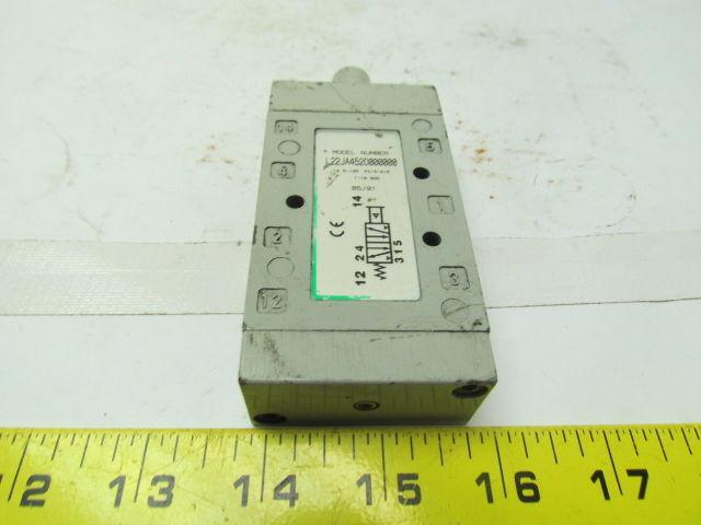 Numatics L22JA452O000000 L2 pilot Valve w/flush non-locking override 1/4"NPTF