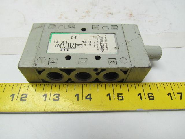 Numatics L22JA452O000000 L2 pilot Valve w/flush non-locking override 1/4"NPTF