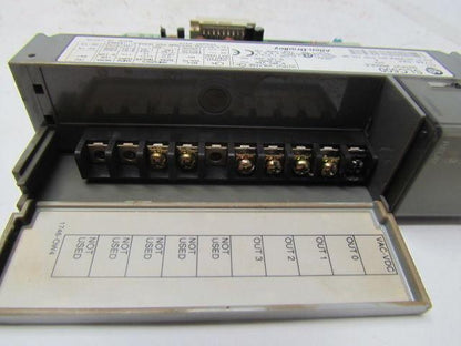 Allen Bradley SLC500 1746-0W4 Ser.A 4 channel relay output module