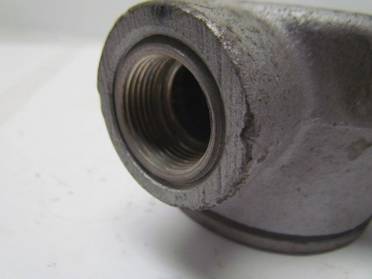 Appleton Electric GRH type EFHCA 1"npt hazloc conduit outlet box hub iron