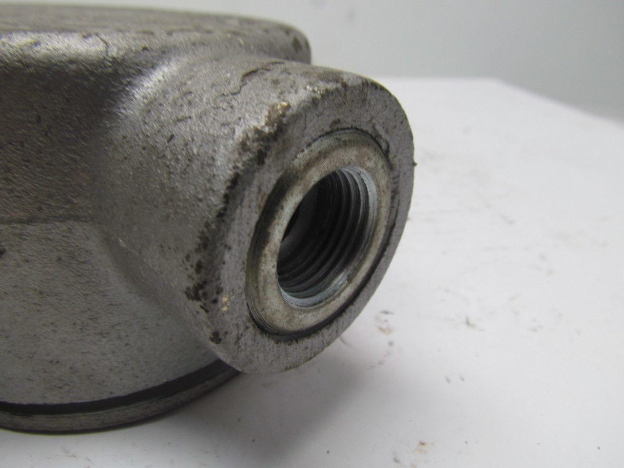 Appleton Electric GRH type EFHCA 1"npt hazloc conduit outlet box hub iron