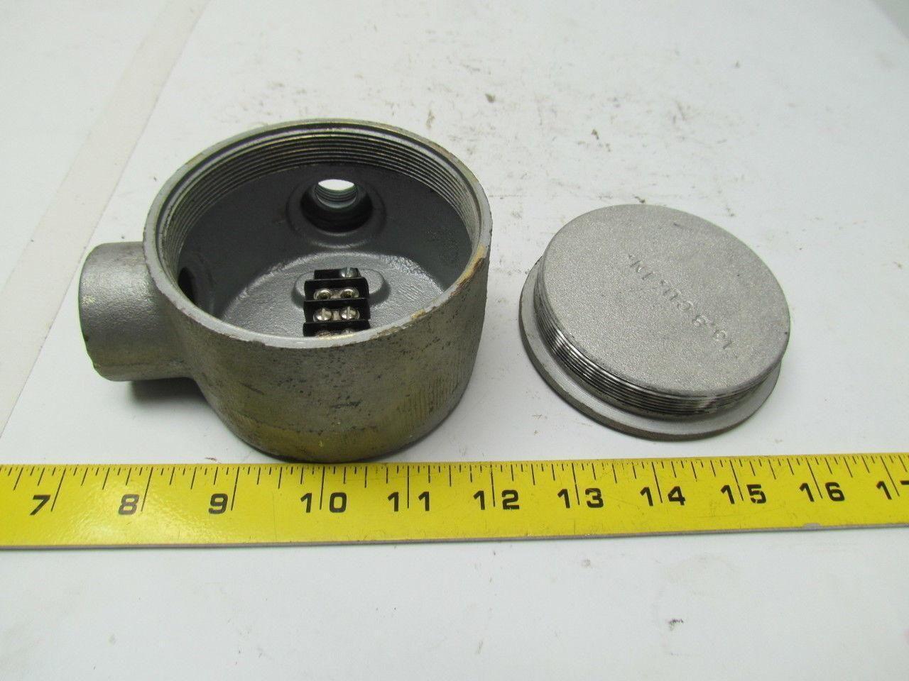 Appleton Electric GRH type EFHCA 1"npt hazloc conduit outlet box hub iron