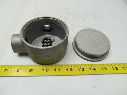 Appleton Electric GRH type EFHCA 1"npt hazloc conduit outlet box hub iron