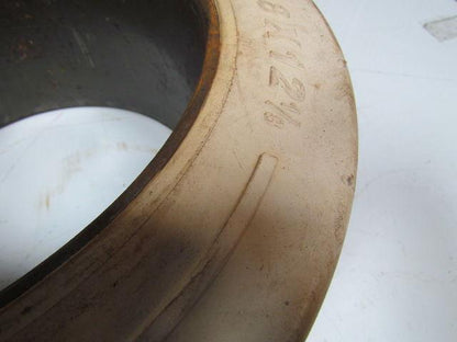 MITL MPC2 18"x8"x12-1/8" white smooth non-marking press on forklift tire wheel