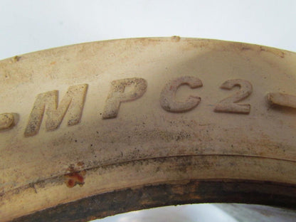 MITL MPC2 18"x8"x12-1/8" white smooth non-marking press on forklift tire wheel