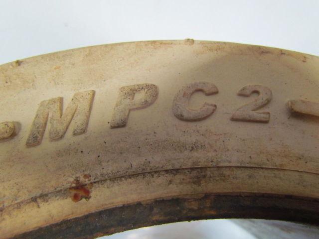 MITL MPC2 18"x8"x12-1/8" white smooth non-marking press on forklift tire wheel