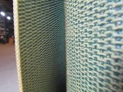 Green woven hard heavy duty conveyor belt 12ft x 72-1/8" x1/4" thick