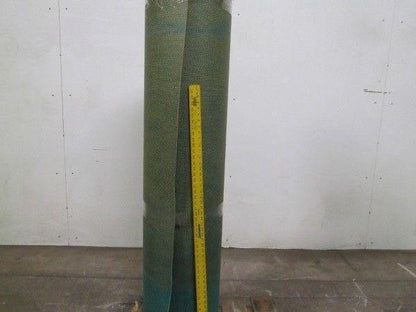 Green woven hard heavy duty conveyor belt 12ft x 72-1/8" x1/4" thick