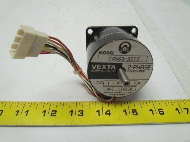 Oriental Motor C4563-9212 Vexta stepping motor 2PH 0.9/step 1.4VDC 3.8A