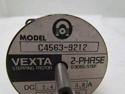 Oriental Motor C4563-9212 Vexta stepping motor 2PH 0.9/step 1.4VDC 3.8A
