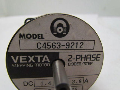 Oriental Motor C4563-9212 Vexta stepping motor 2PH 0.9/step 1.4VDC 3.8A