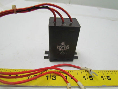 Nissen 5Q530333P 550VAC 330HM capacitor from Okuma mach Lot of 2