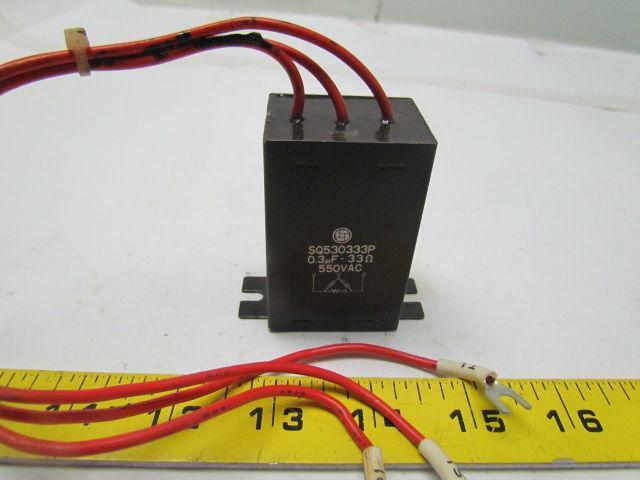 Nissen 5Q530333P 550VAC 330HM capacitor from Okuma mach Lot of 2