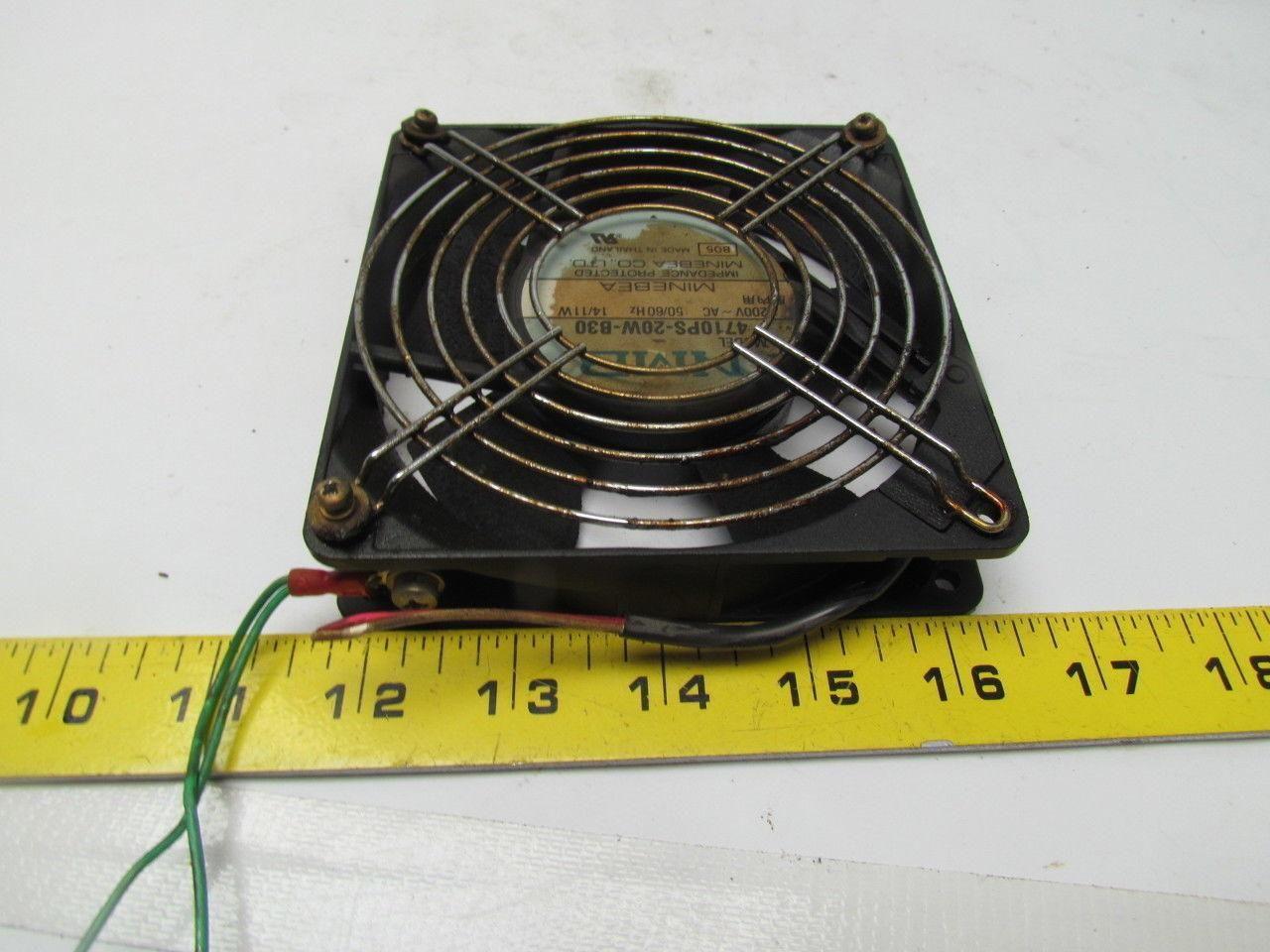 Minebea 4710PS-20W-B30 200VAC 50/60Hz 14/11W Okuma cooling fan