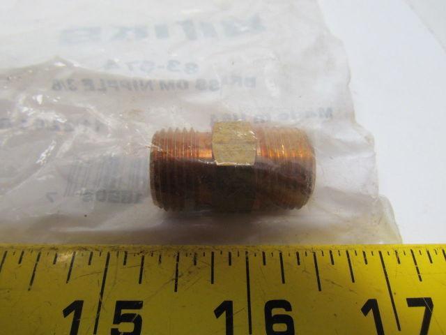 Binks 83-574 Brass DM nipple 3/8" rare! NIB