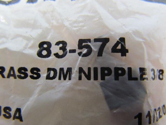 Binks 83-574 Brass DM nipple 3/8" rare! NIB