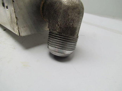 Continental Hyd Aluminum mainframe manifold 9-1/2"x3-1/2