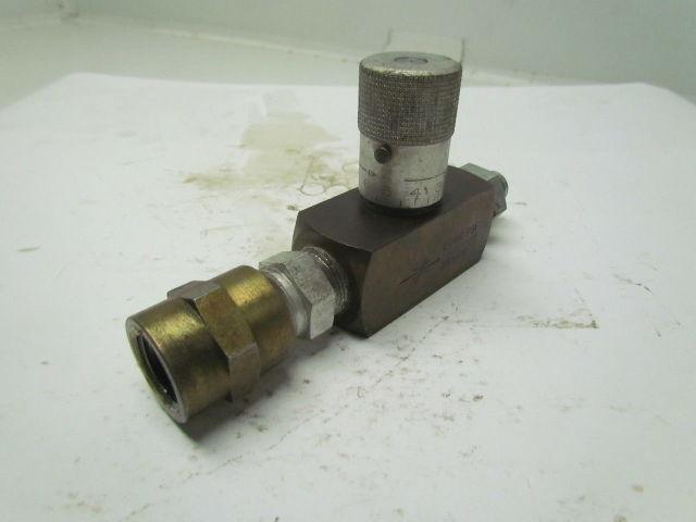Parker N1200B-11KM Needle valve 25GPM 3/4"NPTF 2000PSI