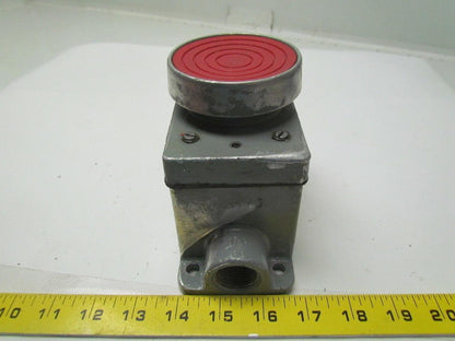 Allen Bradley 800P-1S1AR Ser C Stop switch type 13 600V Max