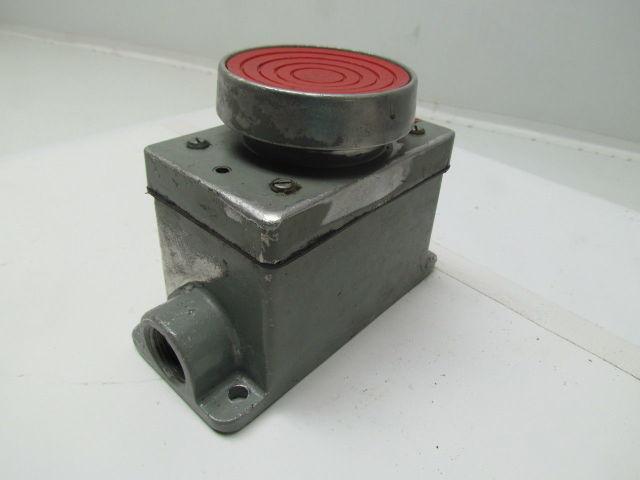 Allen Bradley 800P-1S1AR Ser C Stop switch type 13 600V Max