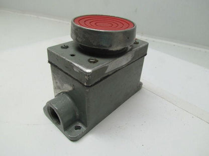 Allen Bradley 800P-1S1AR Ser C Stop switch type 13 600V Max