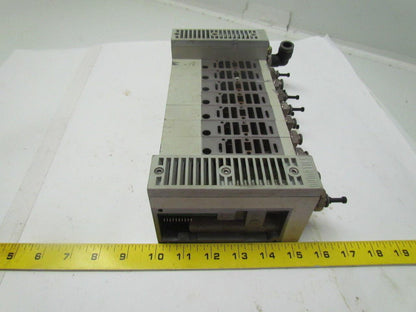 Numatics 006-195D Double Z Board manifold w/end blocks 8 boards