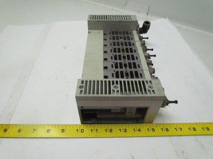 Numatics 006-195D Double Z Board manifold w/end blocks 8 boards