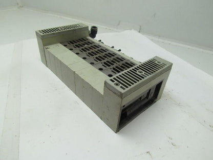 Numatics 006-195D Double Z Board manifold w/end blocks 8 boards