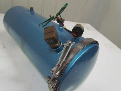 Analytic syst labs FB 40 Filter canister tank 8"Dia x 19" w/7 ports steel