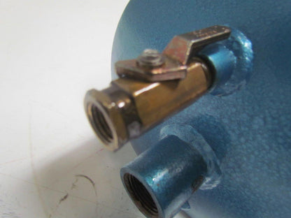 Analytic syst labs FB 40 Filter canister tank 8"Dia x 19" w/7 ports steel