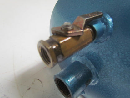 Analytic syst labs FB 40 Filter canister tank 8"Dia x 19" w/7 ports steel