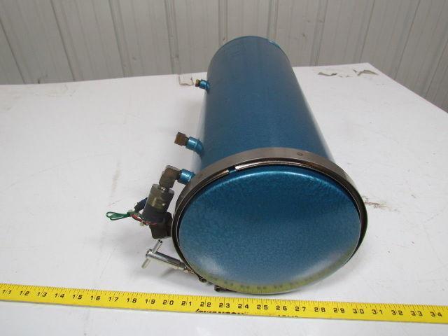 Analytic syst labs FB 40 Filter canister tank 8"Dia x 19" w/7 ports steel