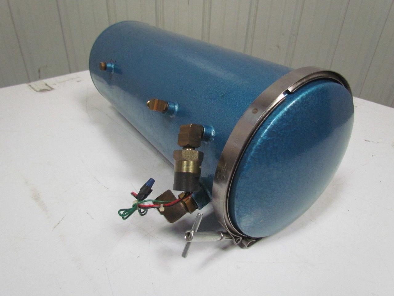 Analytic syst labs FB 40 Filter canister tank 8"Dia x 19" w/7 ports steel