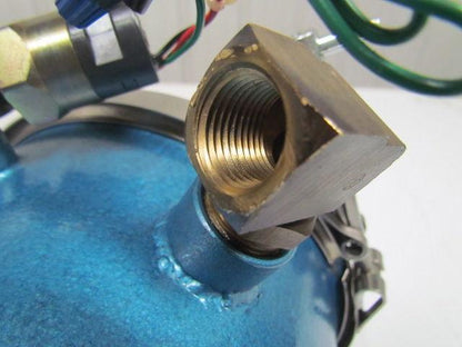 Analytic syst labs FB 40 Filter canister tank 8"Dia x 19" w/7 ports steel