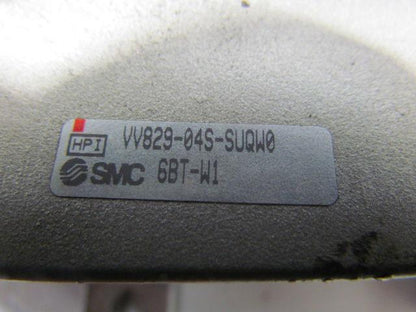 SMC VV829-04S-SUQW06BT-W1 Pneumatic valve manifold block 3/4"NPT ports 8 station