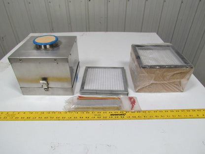Ultra violet connection Stainless Steel filter box w/filter and parts