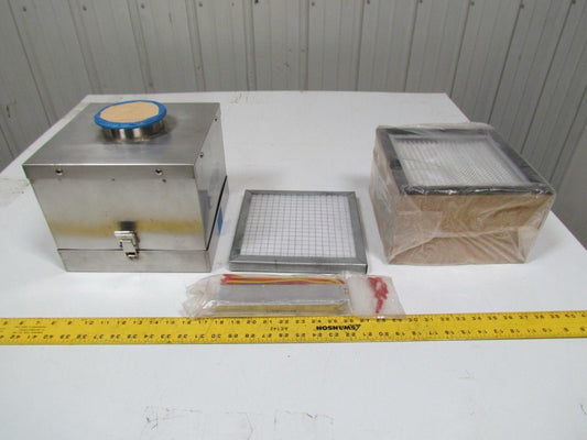 Ultra violet connection Stainless Steel filter box w/filter and parts