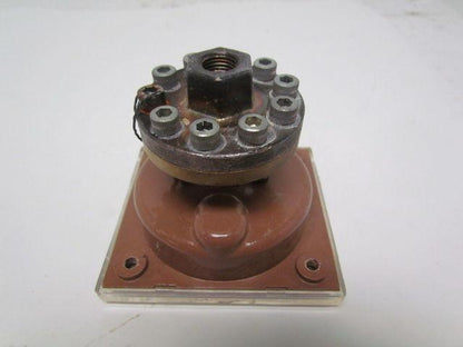 Fischer & Porter 335c079 25110 200 PSIG gas gauge 4"x3-5/8" panel mount