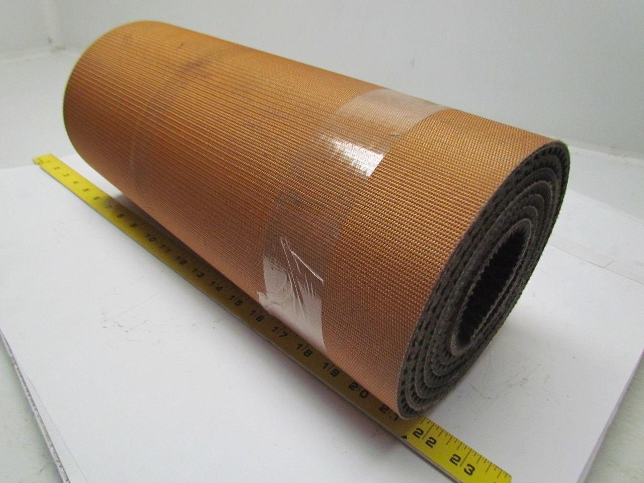 2 Ply Black Diamond Top Incline Conveyor Belt 9'x15-7/8" 9/32" Thick