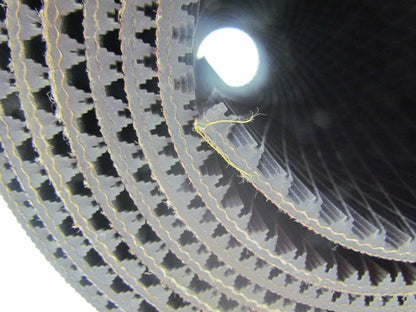 2 ply black diamond top incline conveyorbelt 11ftx18-1/2" 9/32" thick