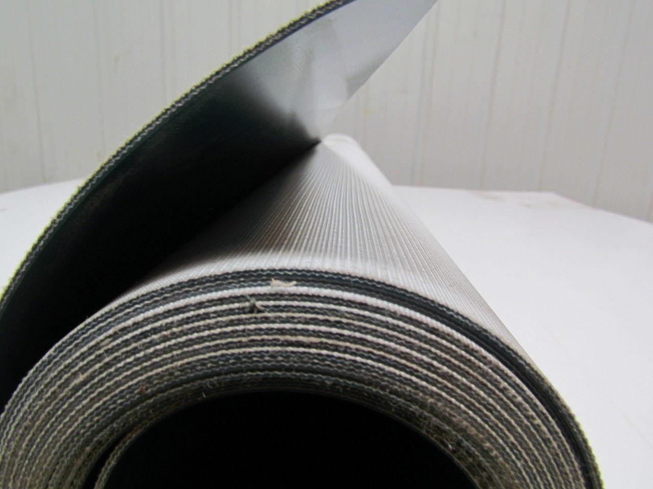 2 ply blue smooth top nylon back conveyor belt 15ftx45-1/2" 5/64" thick