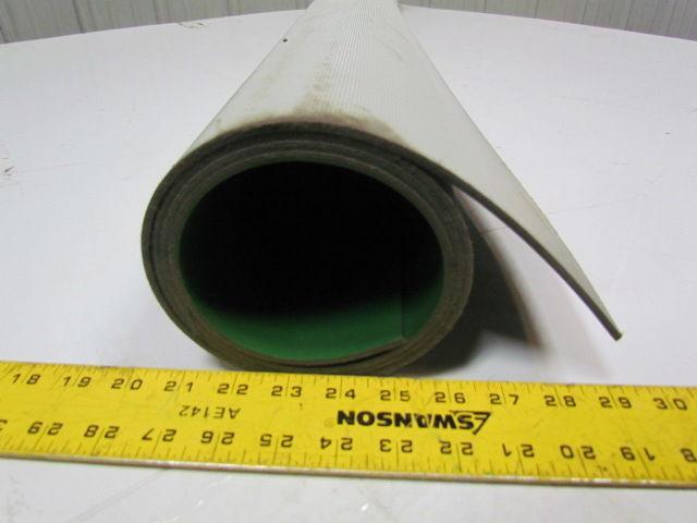 2 ply green smooth top nylon back conveyor belt 5ftx63-1/4" 9/64" thick