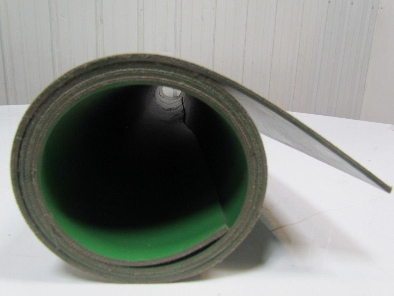 2 ply green smooth top nylon back conveyor belt 5ftx63-1/4" 9/64" thick