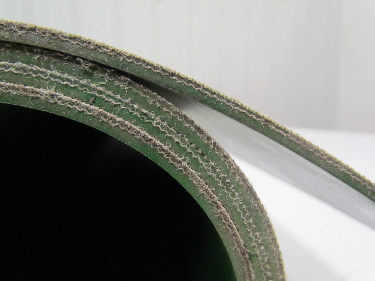 2 ply green smooth top nylon back conveyor belt 5ftx63-1/4" 9/64" thick