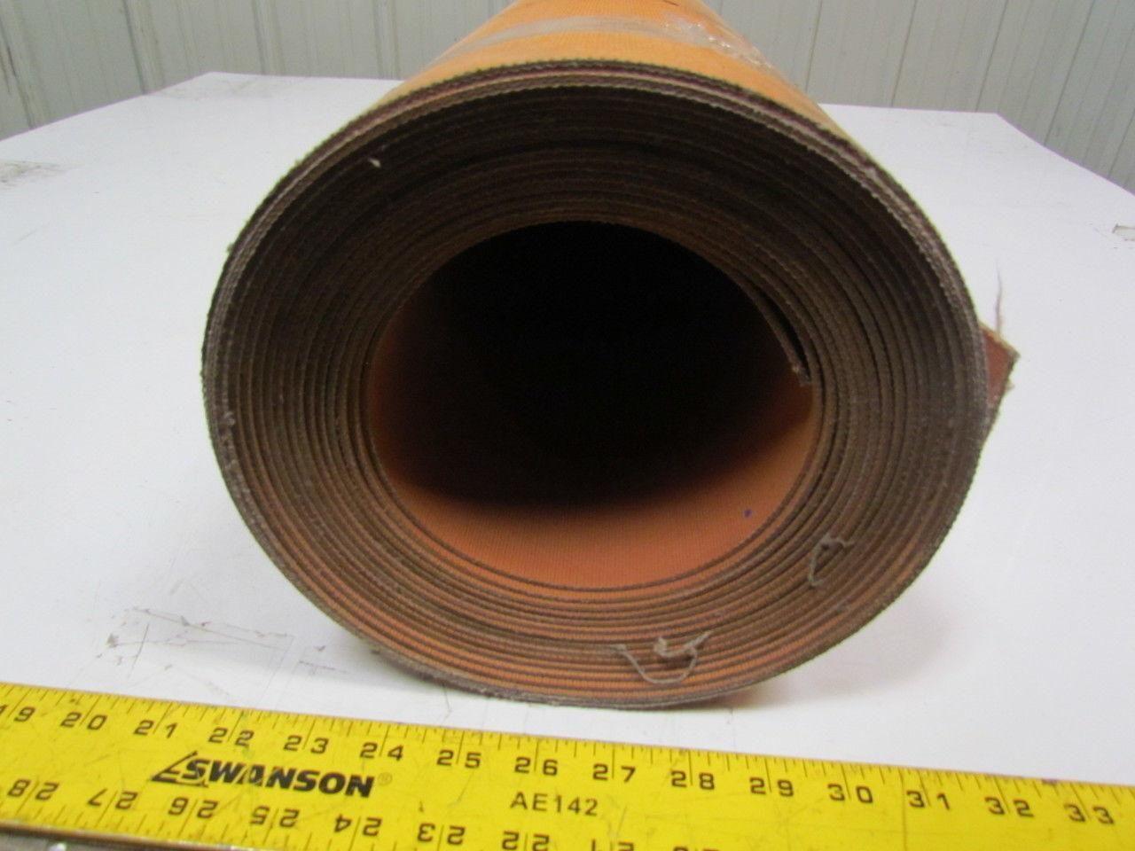 Triple Ply Tan Friction Surface Conveyor Belt 29ftx61-5/8" 13/64" thick