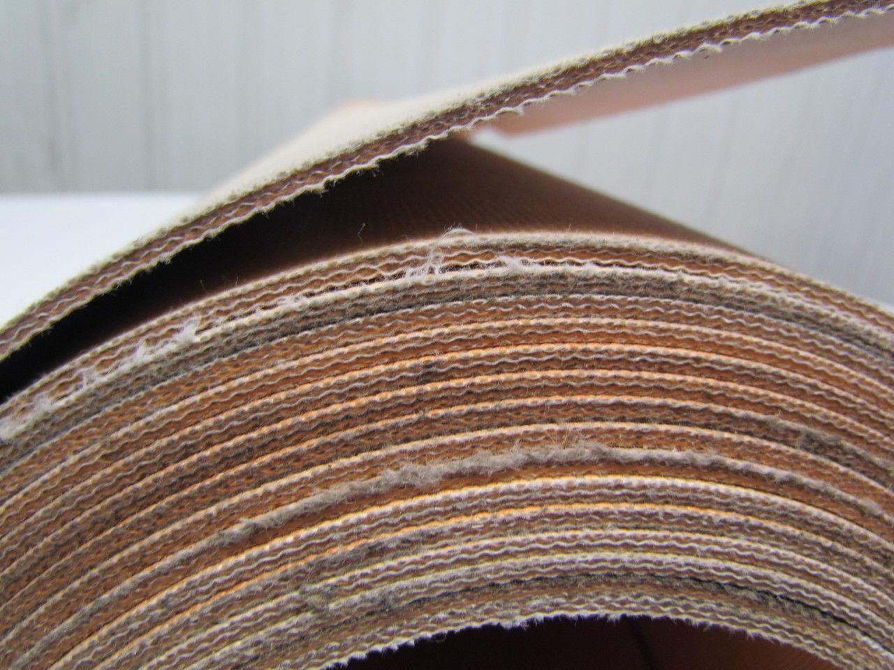 Triple Ply Tan Friction Surface Conveyor Belt 29ftx61-5/8" 13/64" thick
