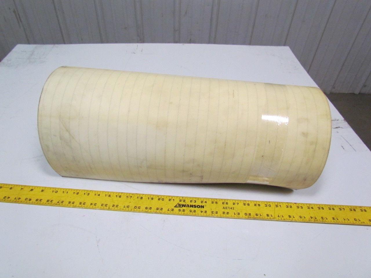 2 ply smooth top clear/white urethane rubber conveyor belt 28ftx23-3/8"