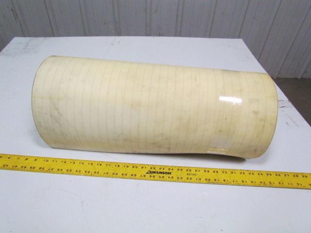 2 ply smooth top clear/white urethane rubber conveyor belt 28ftx23-3/8"