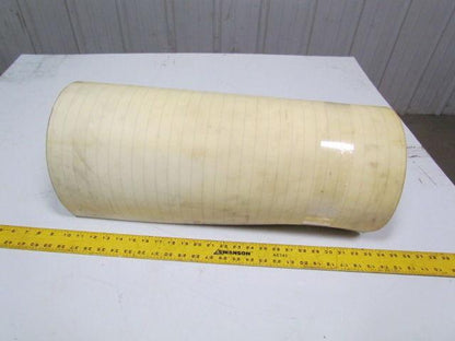 2 ply smooth top clear/white urethane rubber conveyor belt 28ftx23-3/8"