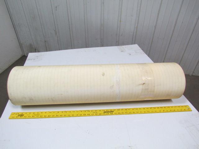 2 ply smooth top clear/white urethane rubber conveyor belt 32ftx43" 5/32" thick